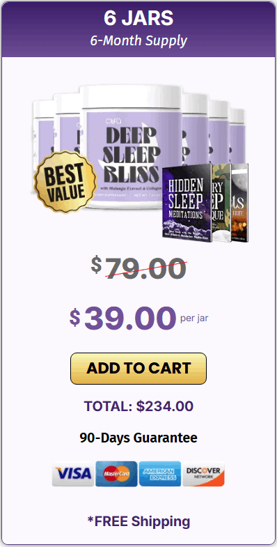 Buy DeepSleep Bliss 6 Bottle